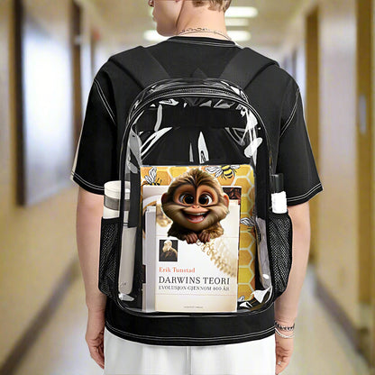 KSC's Custom Designs On Transparent Bag 17 inch New