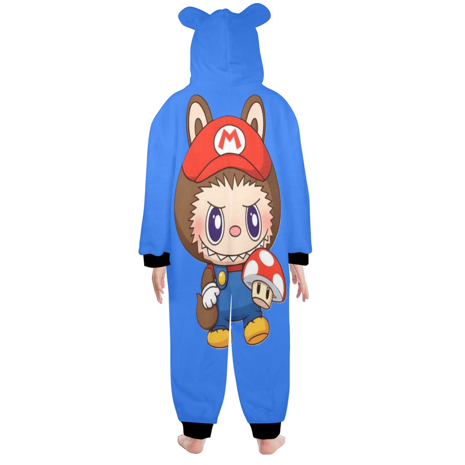 KSC's Exclusive Big Kids Onesie Labubu (8 to 15 Years) Blue Mario Labubu