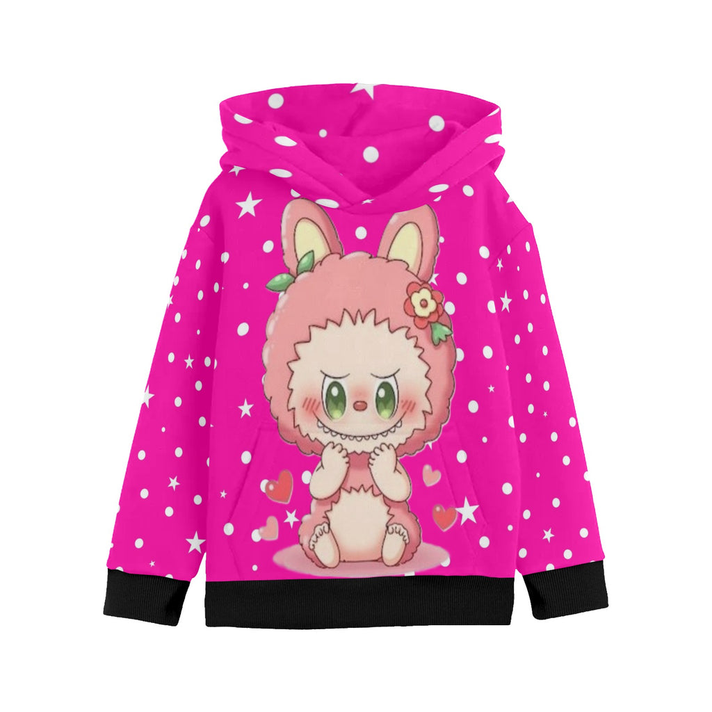 KSC's Little Girls' Labubu Designs Long Sleeve Hoodies