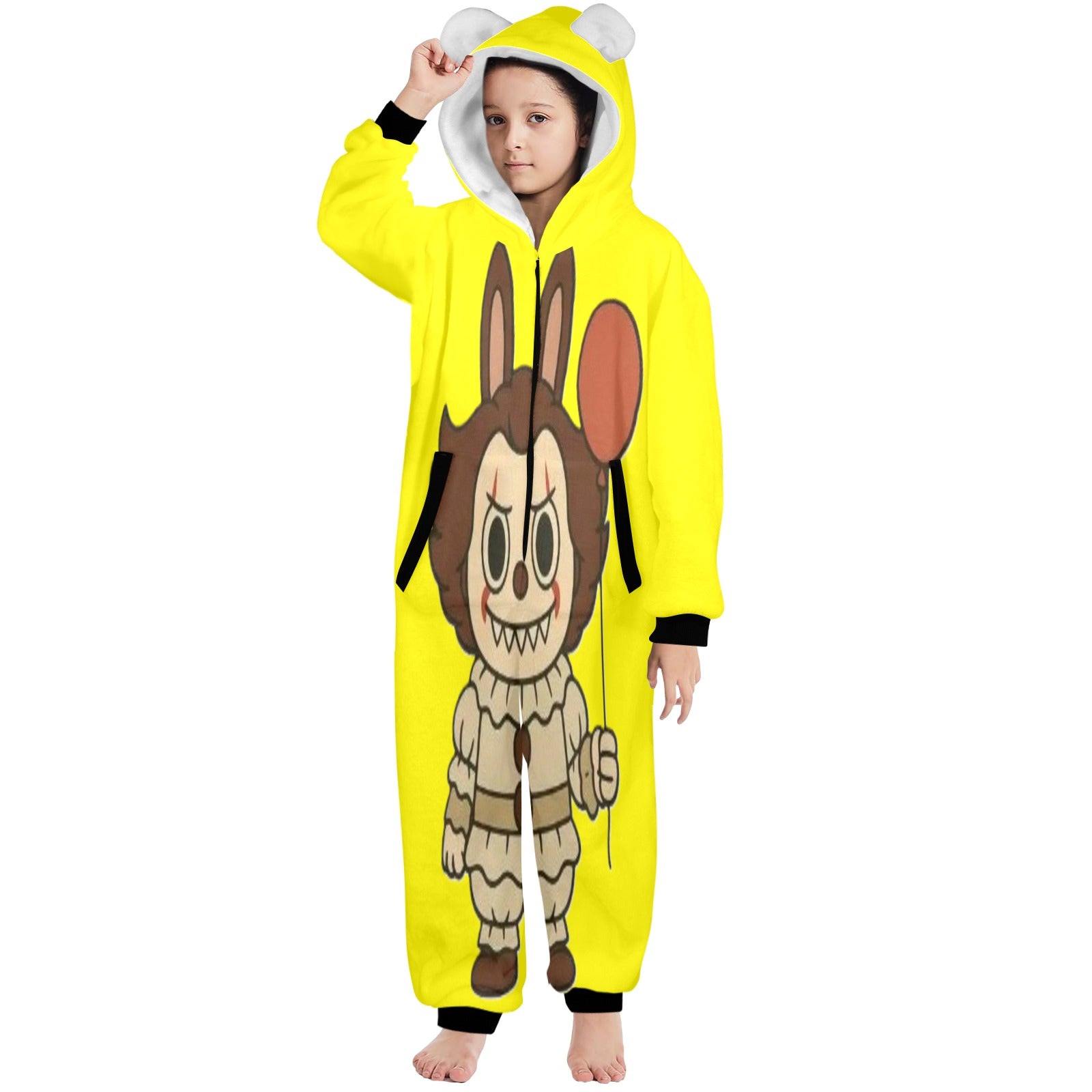 KSC's Halloween Big Kids Unisex Onesies (8 to 15 Years) Pennywise It Clown Labubu