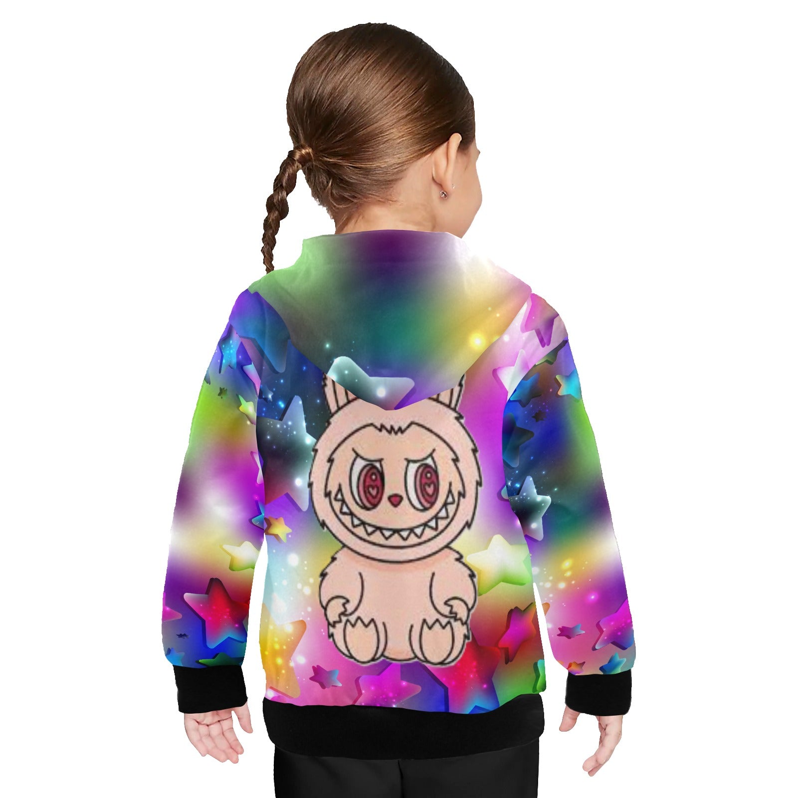 KSC's Little Girls' Labubu Designs Long Sleeve Hoodies