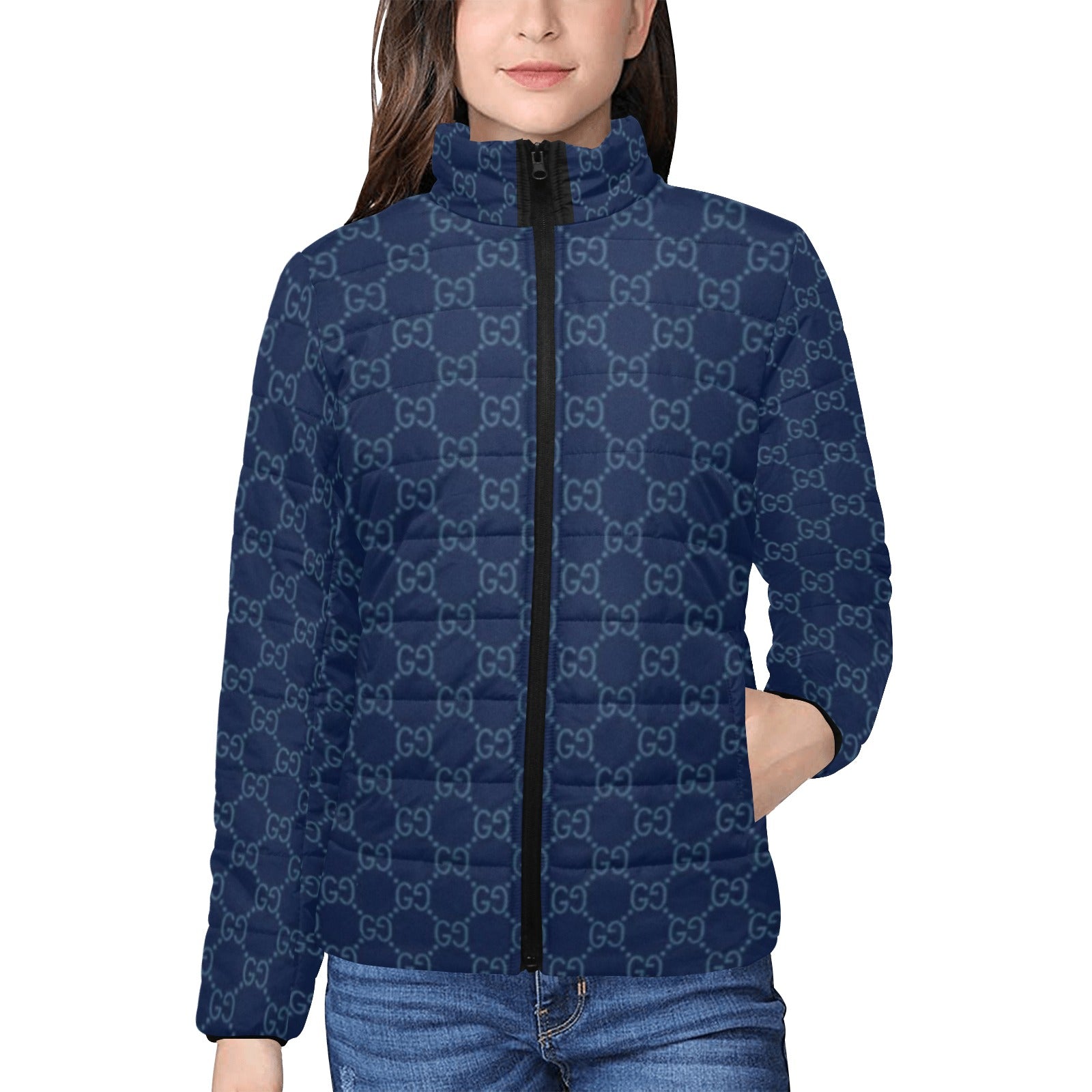 KSC's Exclusive  Women's Stand Collar Padded Jackets (10) Designs/Styles - Women's stand collar padded jacket(H41)