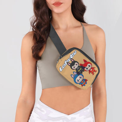 Labubu Trio Of Titans - Labubu Heros Cross Body Bags - Fanny Packs for Kids & Adults are all the rage!