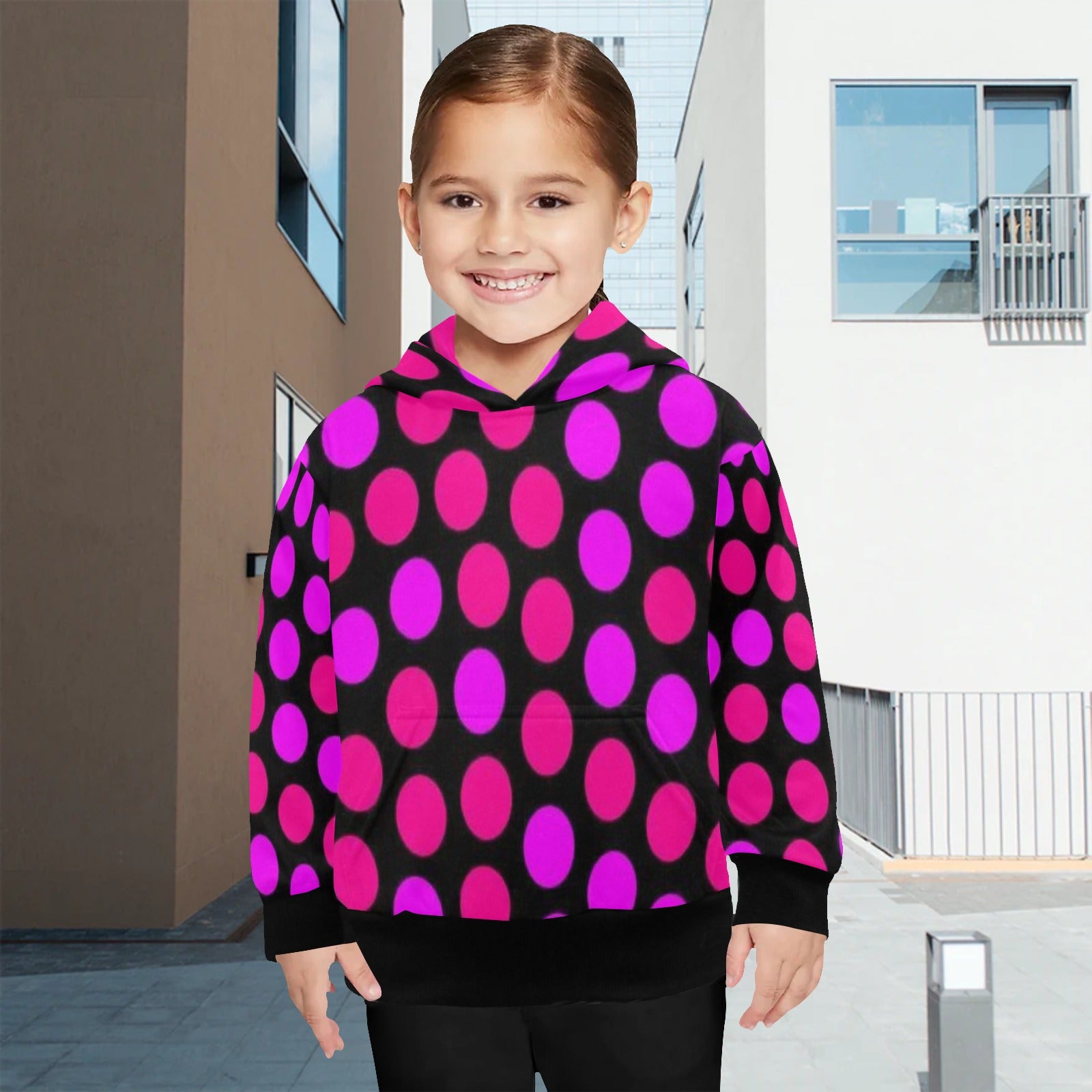 KSC's Exclusive Designs Little Girls' Long Sleeve Hoodie - Little Girls' Long Sleeve Hoodie