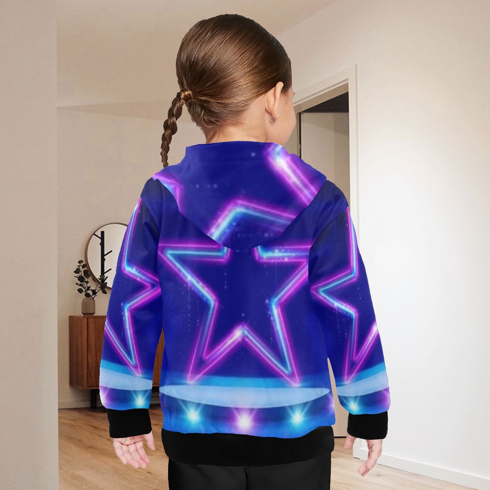 KSC's Exclusive Designs Little Girls' Long Sleeve Hoodie - Little Girls' Long Sleeve Hoodie