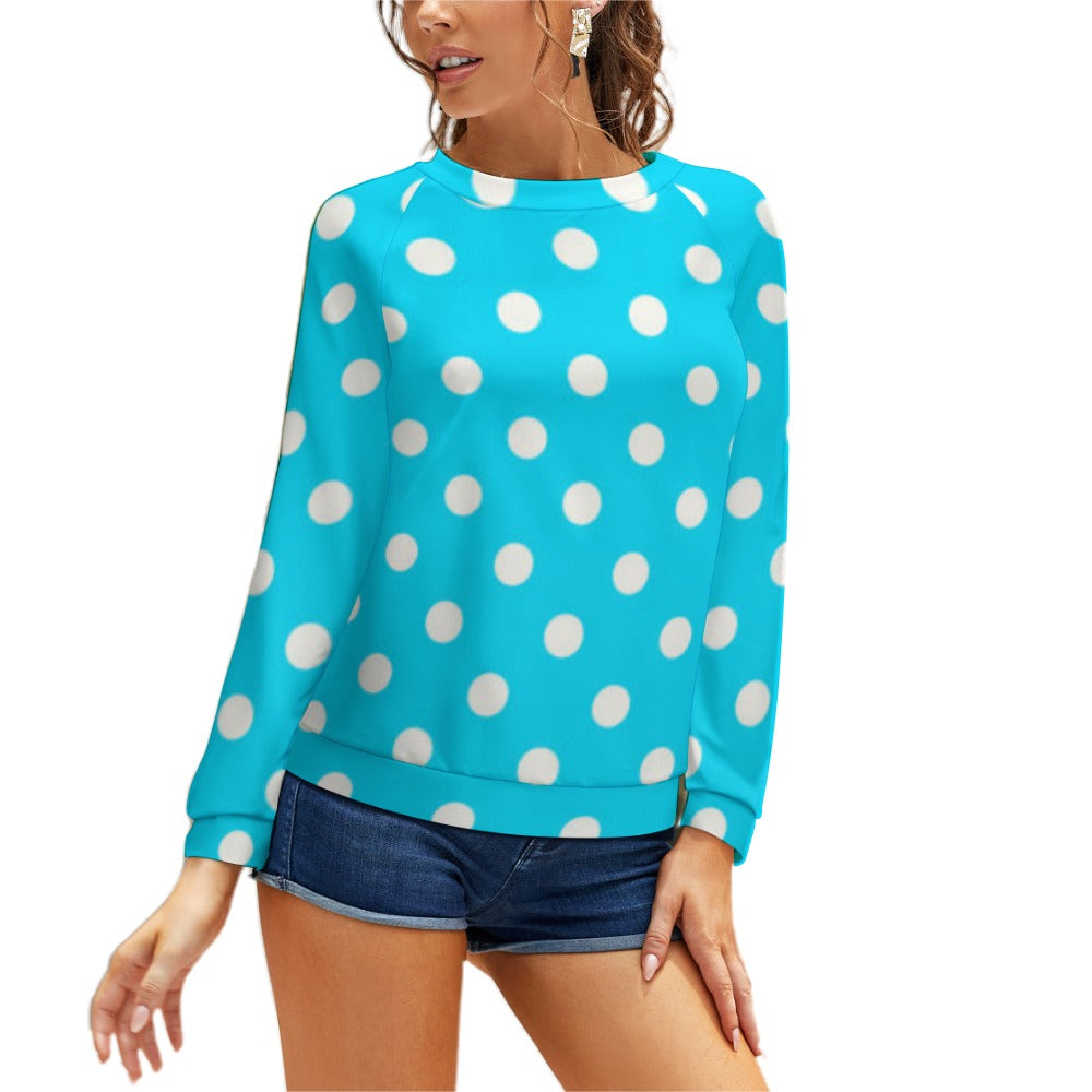 Raglan round neck KSC's Exclusive Women's Sweater Collection (10) Designs/Styles - Raglan round neck sweater