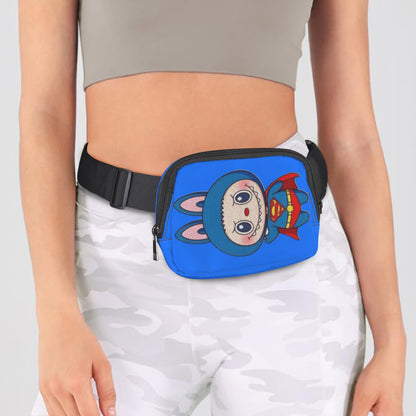 🦸‍♂️Labubu Hero Trio Fanny – Justice League Power, Pocket-Sized - Labubu Heros (Superman, Batman, Hulk) Cross Body Bags - Fanny Packs for Adults Kids