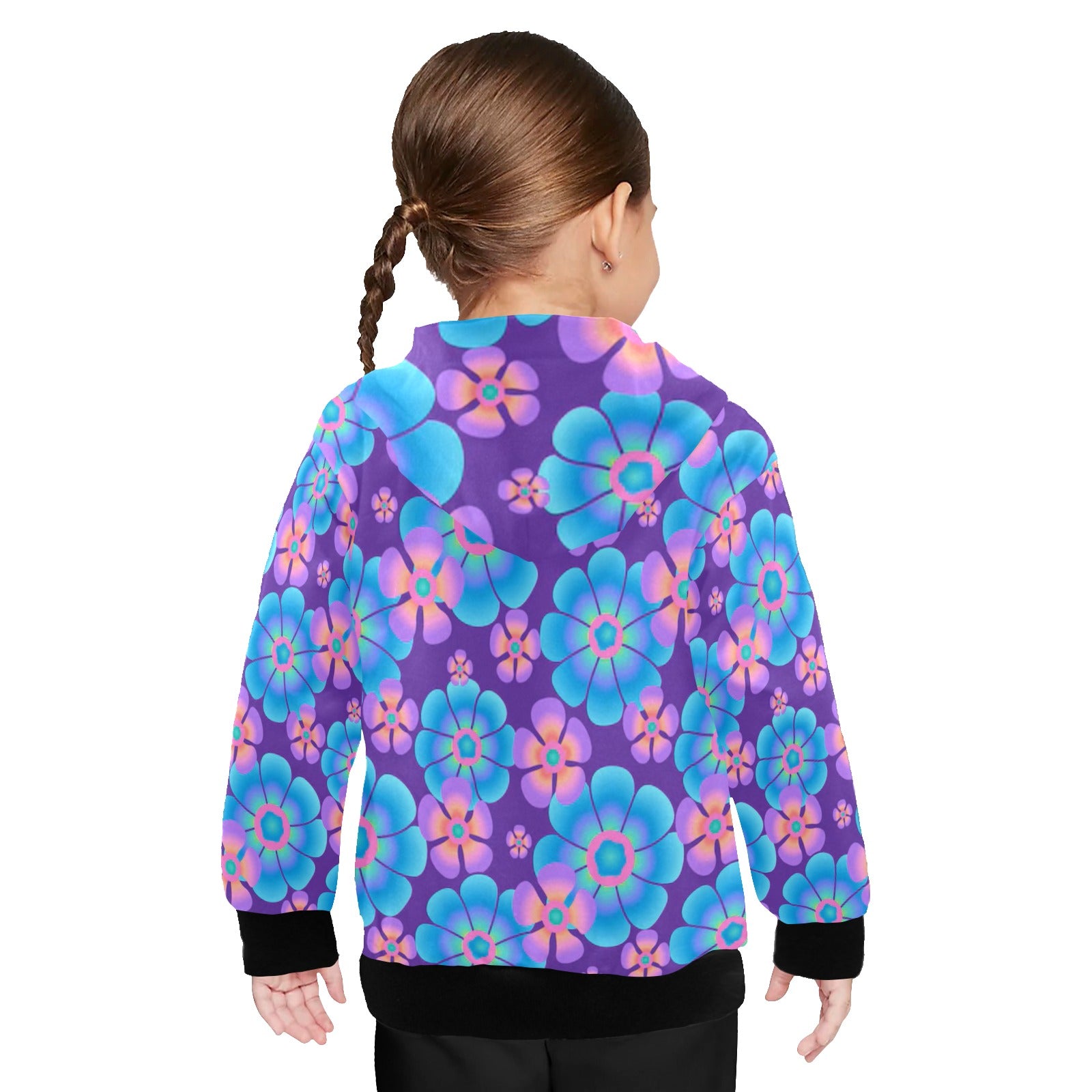 KSC's Little Girls' Labubu Designs Long Sleeve Hoodies
