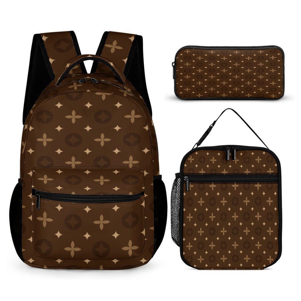 BACK TO SCHOOL BUNDLES -3PC Back To School Set - KSC's Custom Designs Back To School Sets - Backpacks, Three piece set combination Backpacks, Lunch Box, Pencil Bag/Organizer