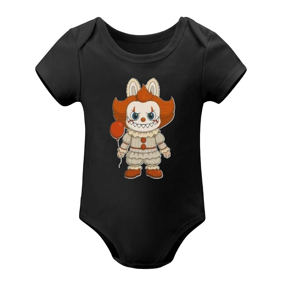 Baby Halloween Labubu Short -Sleeve Baby's Bodysuit