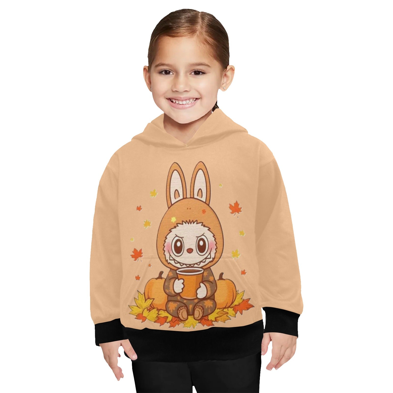KSC's Little Girls' Fall Labubu Long Sleeve Hoodies - CUTE & COMFY - PERFECT FOR FALL & WINTER!