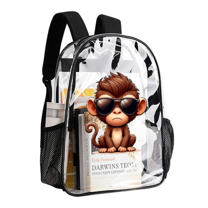 KSC's Custom Designs On Transparent Bag 17 inch New