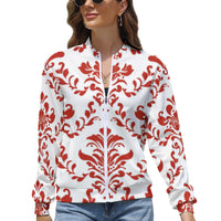 Women's Long Sleeve Zipper Jacket (10 Options) - KSC's Limited Edition Designer Collections