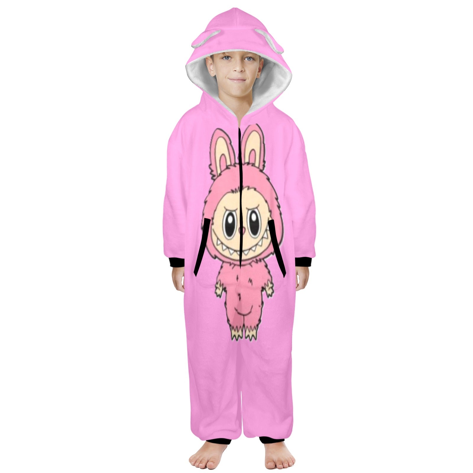 KSC's Exclusive Big Kids Onesie Labubu (8 to 15 Years) Pink with Pink Labubu