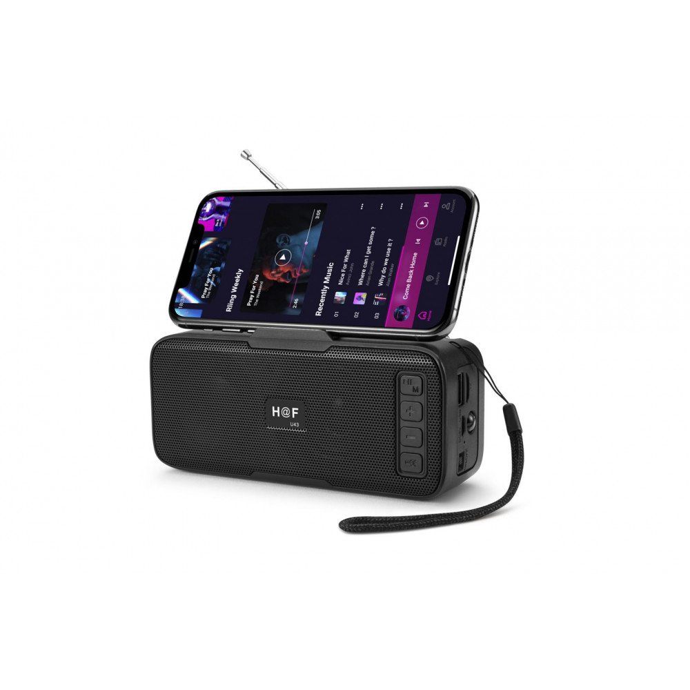 SOLAR BLUETOOTH SPEAKER -Solar Charge Energy Outdoor Flash Light Portable Bluetooth Speaker HFU43 for Phone, Device, Music, USB
