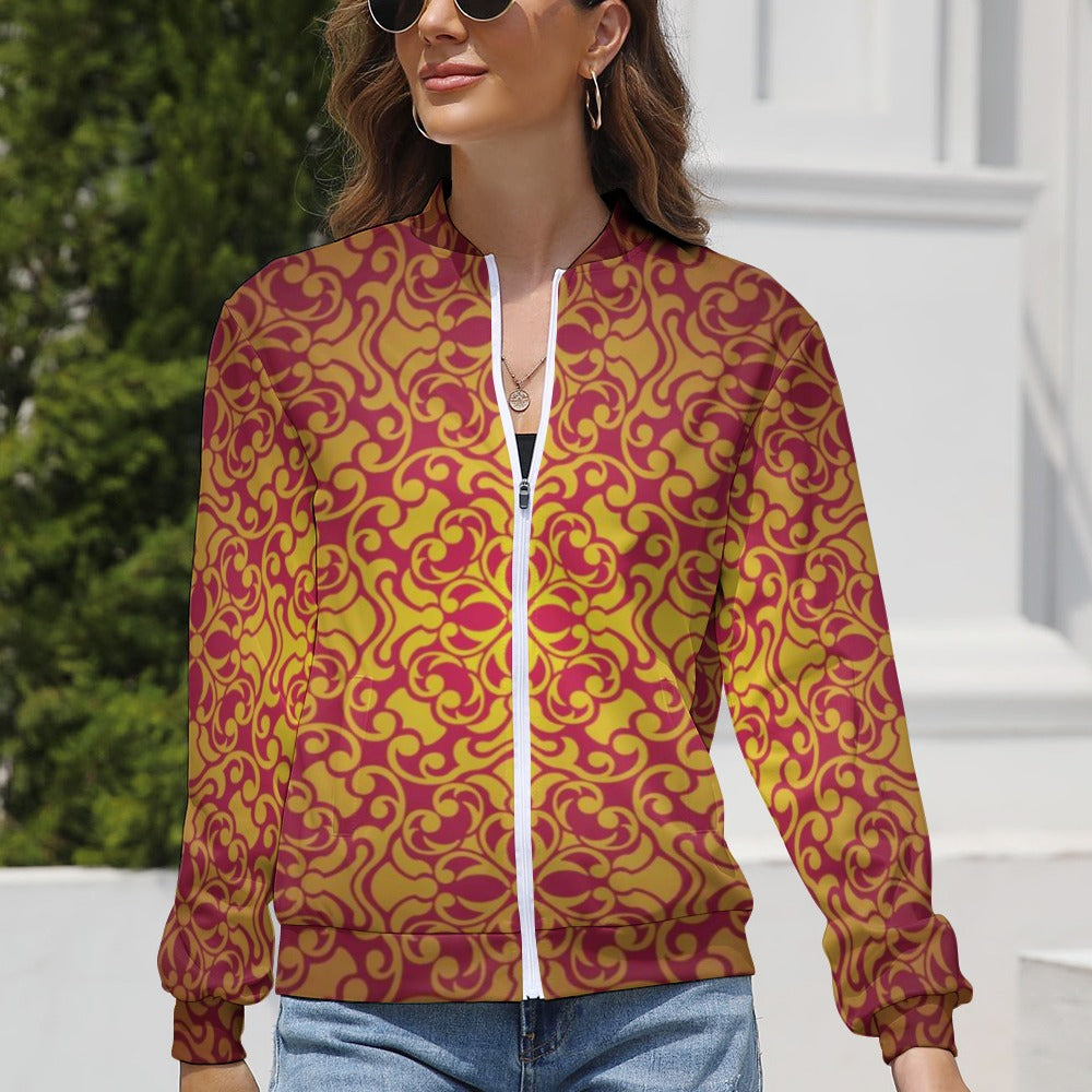 Women's Long Sleeve Zipper Jacket (10 Options) - KSC's Limited Edition Designer Collections