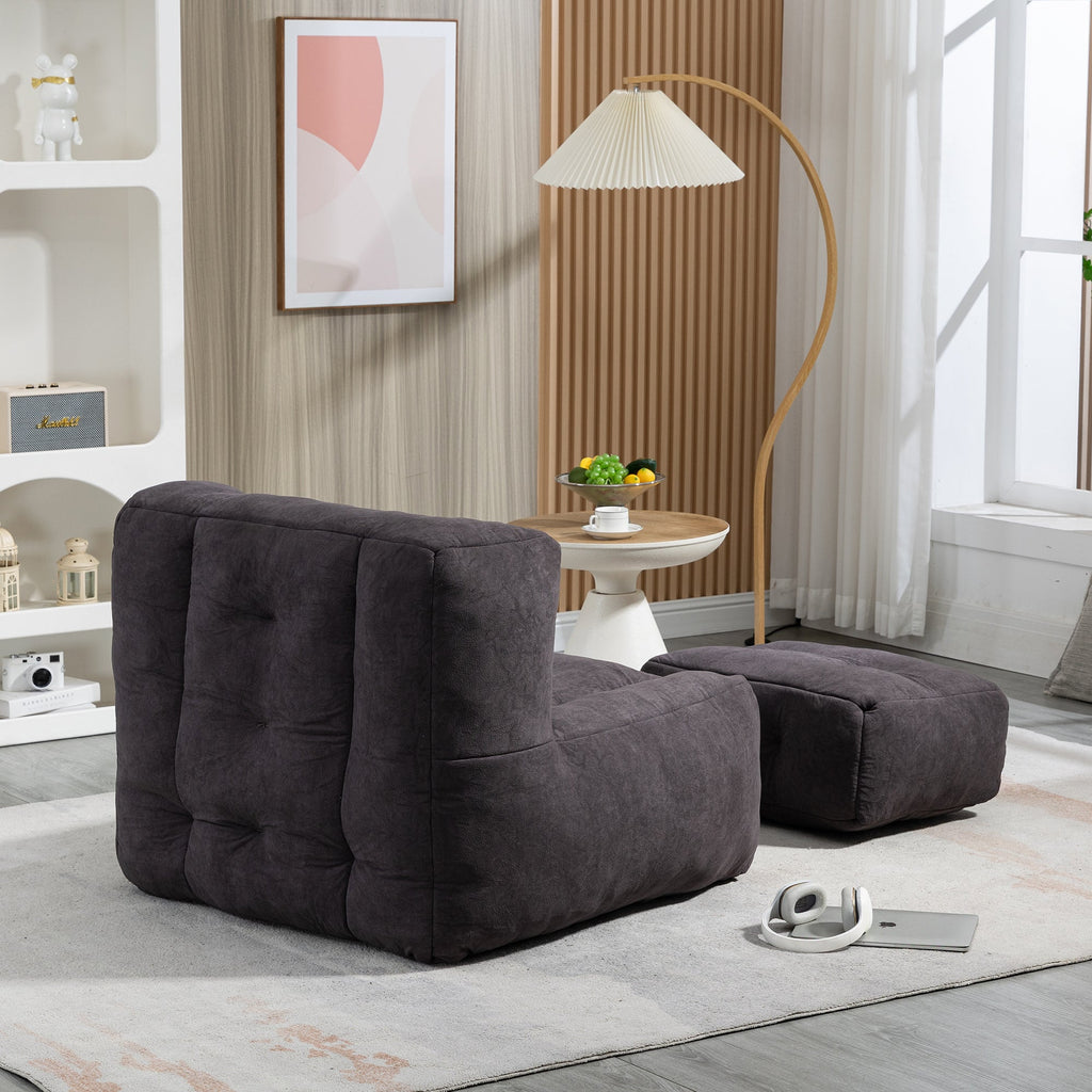 Fluffy bean bag chair, comfortable bean bag for adults and children,