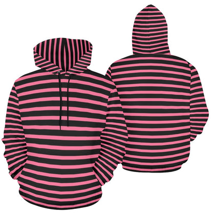 KSC's Exclusive Women's Stripe Design Hoodies Collection (10 Options) Hoodie (Model H13)