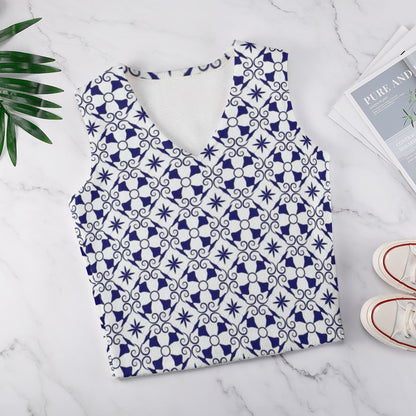 KSC's Custom Vest Designs Women's Long Sleeve Button Knit Vest - 10 OPTIONS INSIDE