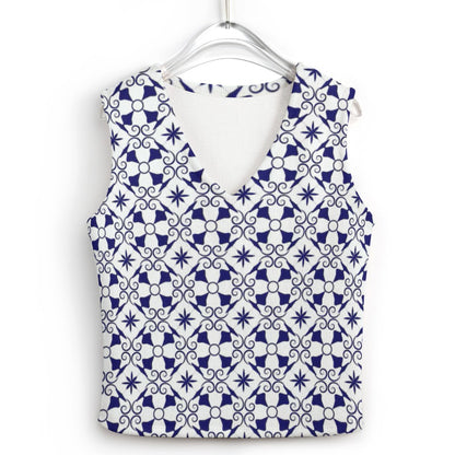 KSC's Custom Vest Designs Women's Long Sleeve Button Knit Vest - 10 OPTIONS INSIDE