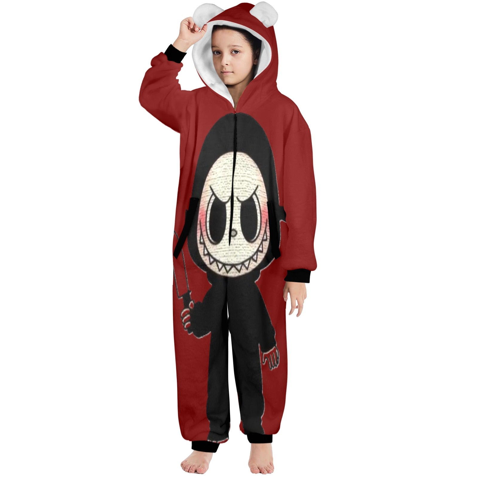 KSC's Halloween Big Kids Unisex Onesies (8 to 15 Years) Ghost Labubu