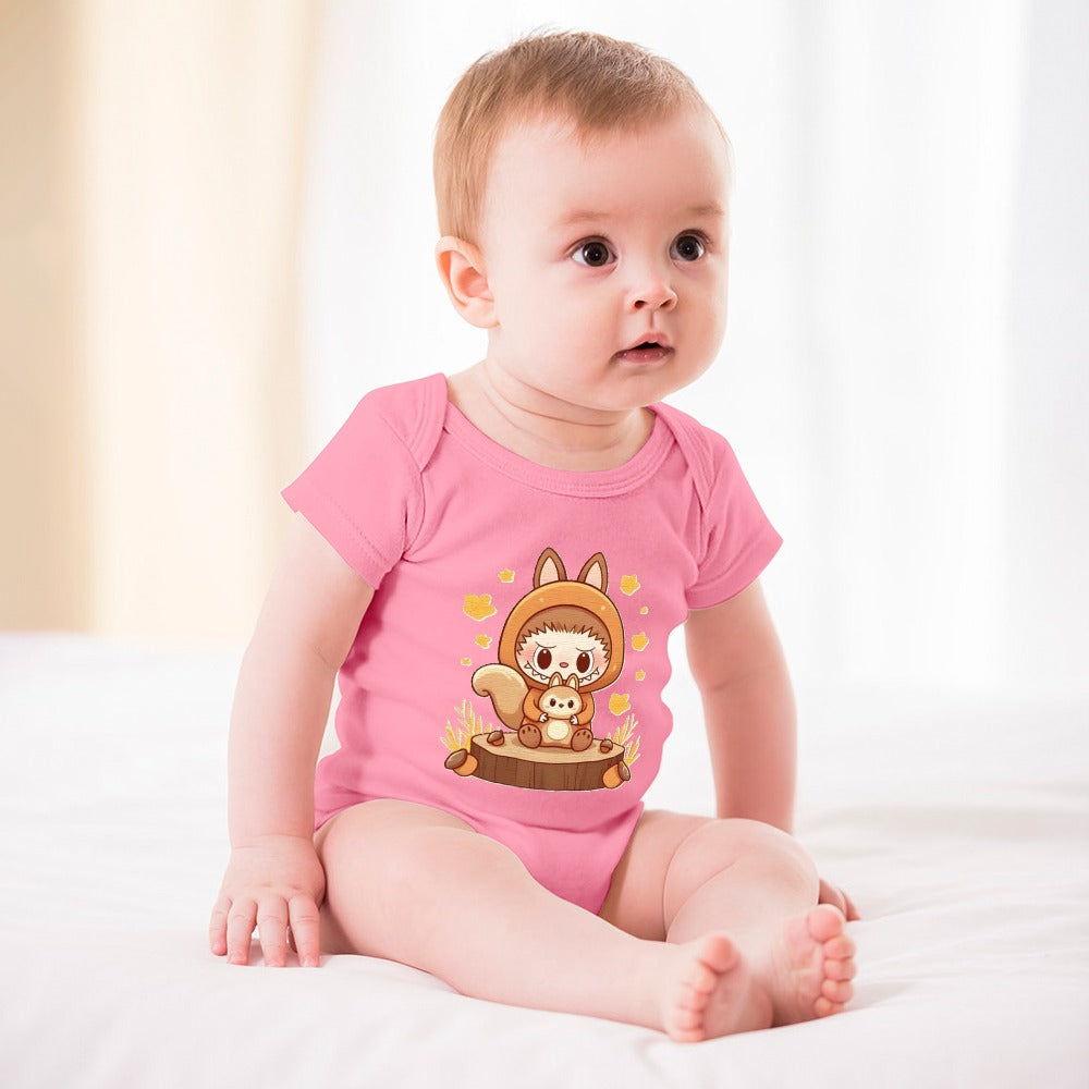KSC's BABY LABUBU BODYSUIT -Short -Sleeve Baby's Bodysuit