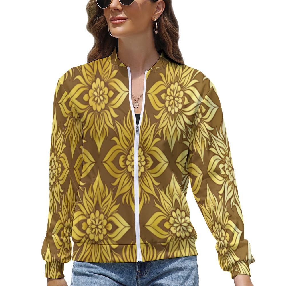 Women's Long Sleeve Zipper Jacket (10 Options) - KSC's Limited Edition Designer Collections