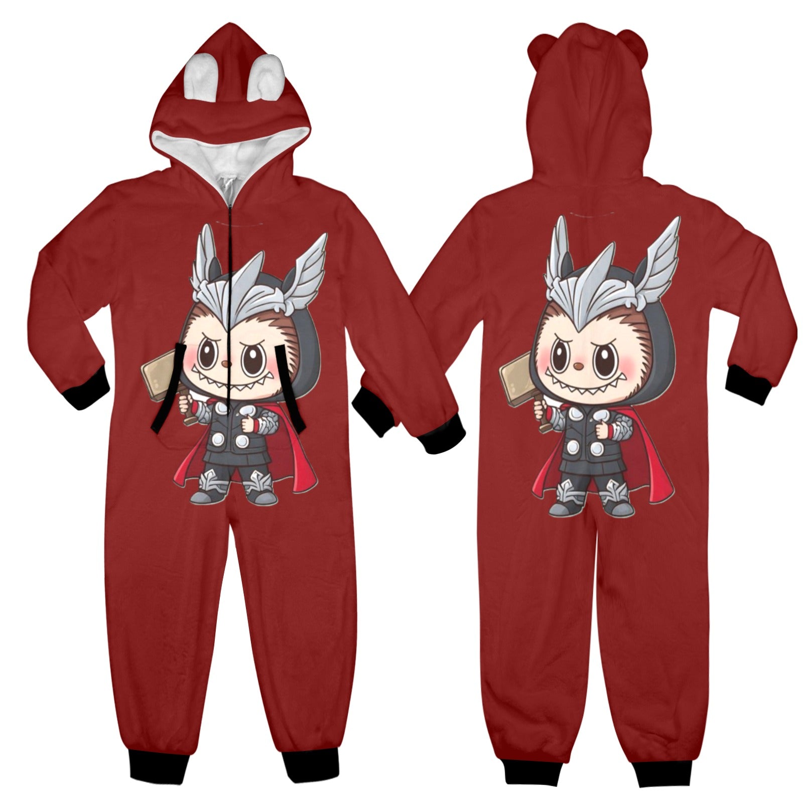 KSC's Exclusive Big Kids Onesie Labubu (8 to 15 Years) Red Thor