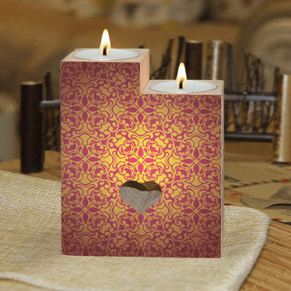 Baroque Design Candle Holders Wooden Candle Holder (Without Candle)