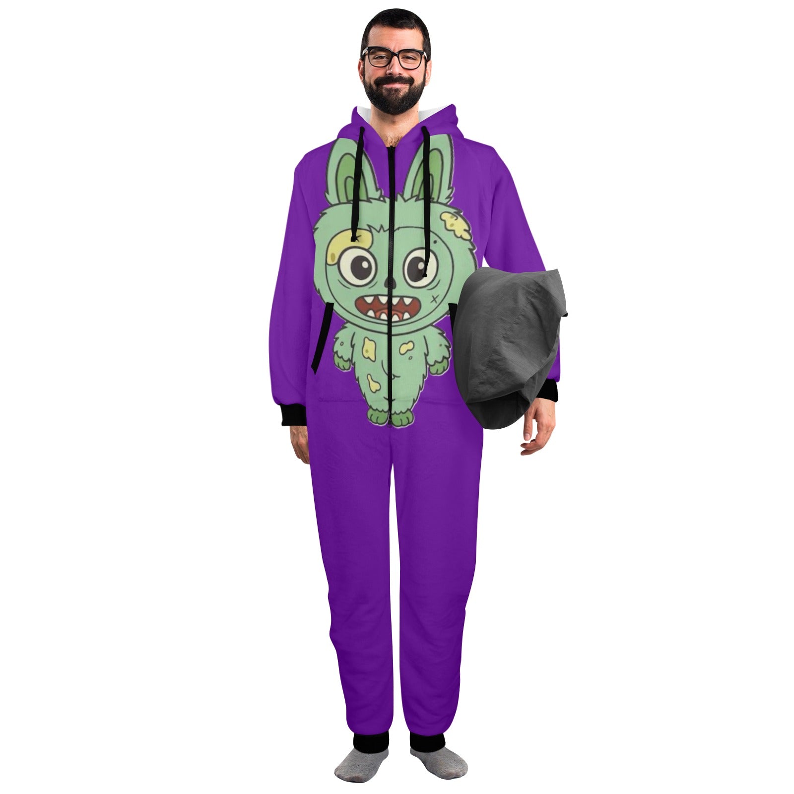 KSC's Exclusive Halloween Adult Unisex Onesie - Labubu Zombie