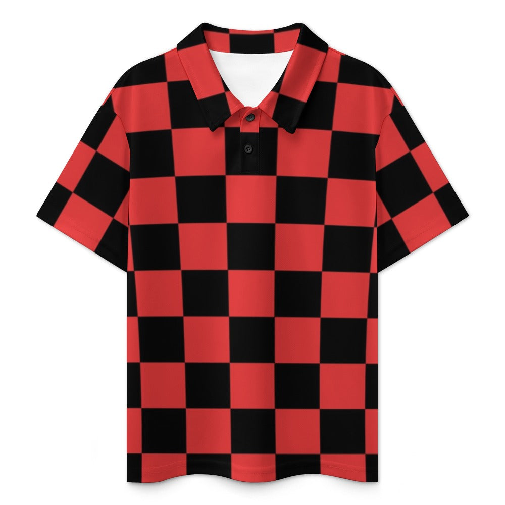 KSC's Exclusive Kids Designs- Young Men's/Boys New Kid's Shoulder buttoned polo shirt
