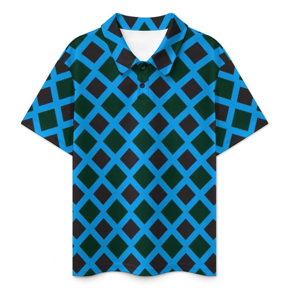 KSC's Exclusive Kids Designs- Young Men's/Boys New Kid's Shoulder buttoned polo shirt