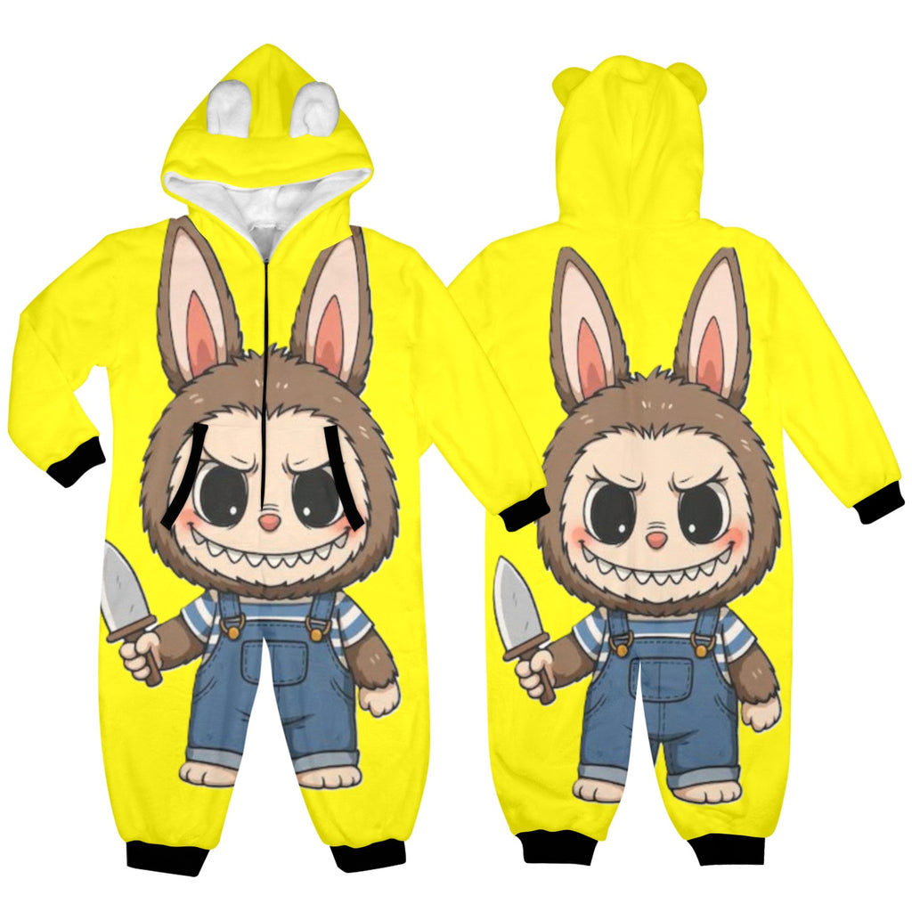 KSC's Halloween Exclusive Little Kids Unisex Onesie Labubu Chucky Doll