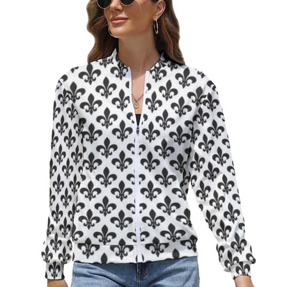 Women's Long Sleeve Zipper Jacket (10 Options) - KSC's Limited Edition Designer Collections