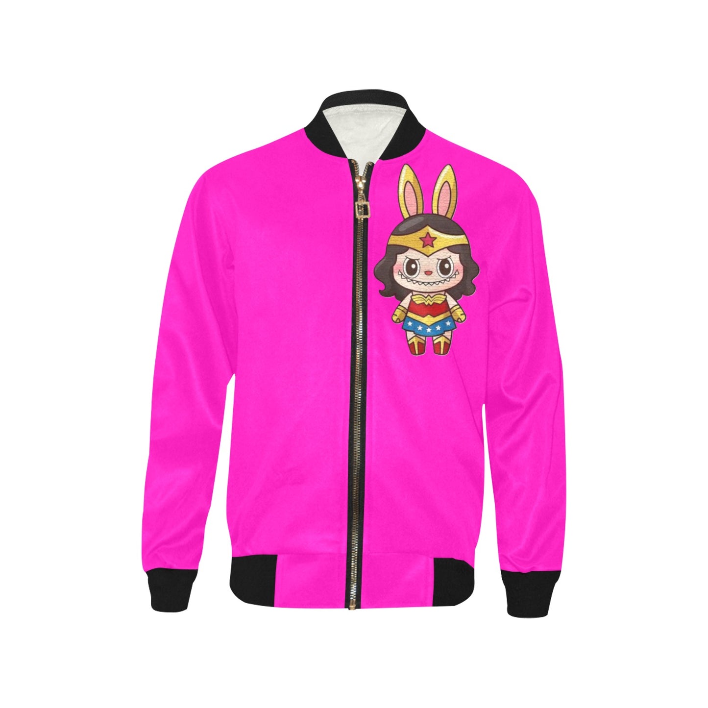 🧥🔥 “Too Cool for Recess!” Labubu Kid’s Bomber Jacket - Kid's Bomber Jacket
