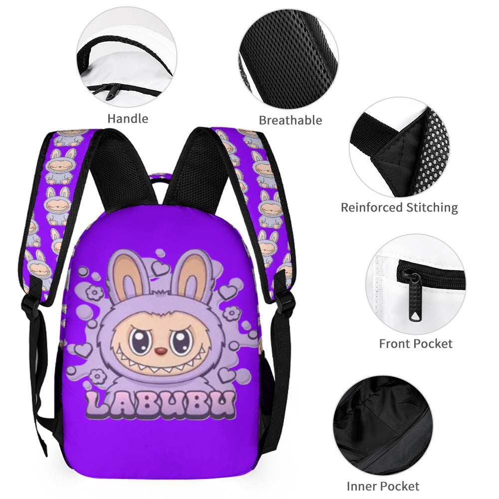 Cutest Exclusive Labubu Backpack Bundles, Three piece set combination - 10 different options to choose from!