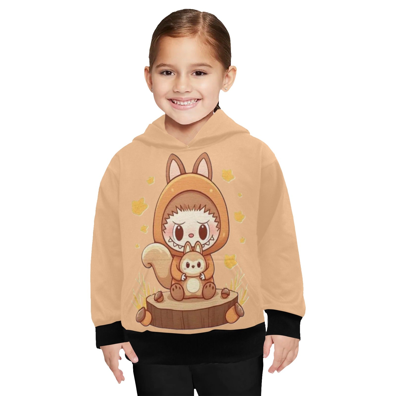 KSC's Little Girls' Fall Labubu Long Sleeve Hoodies - CUTE & COMFY - PERFECT FOR FALL & WINTER!