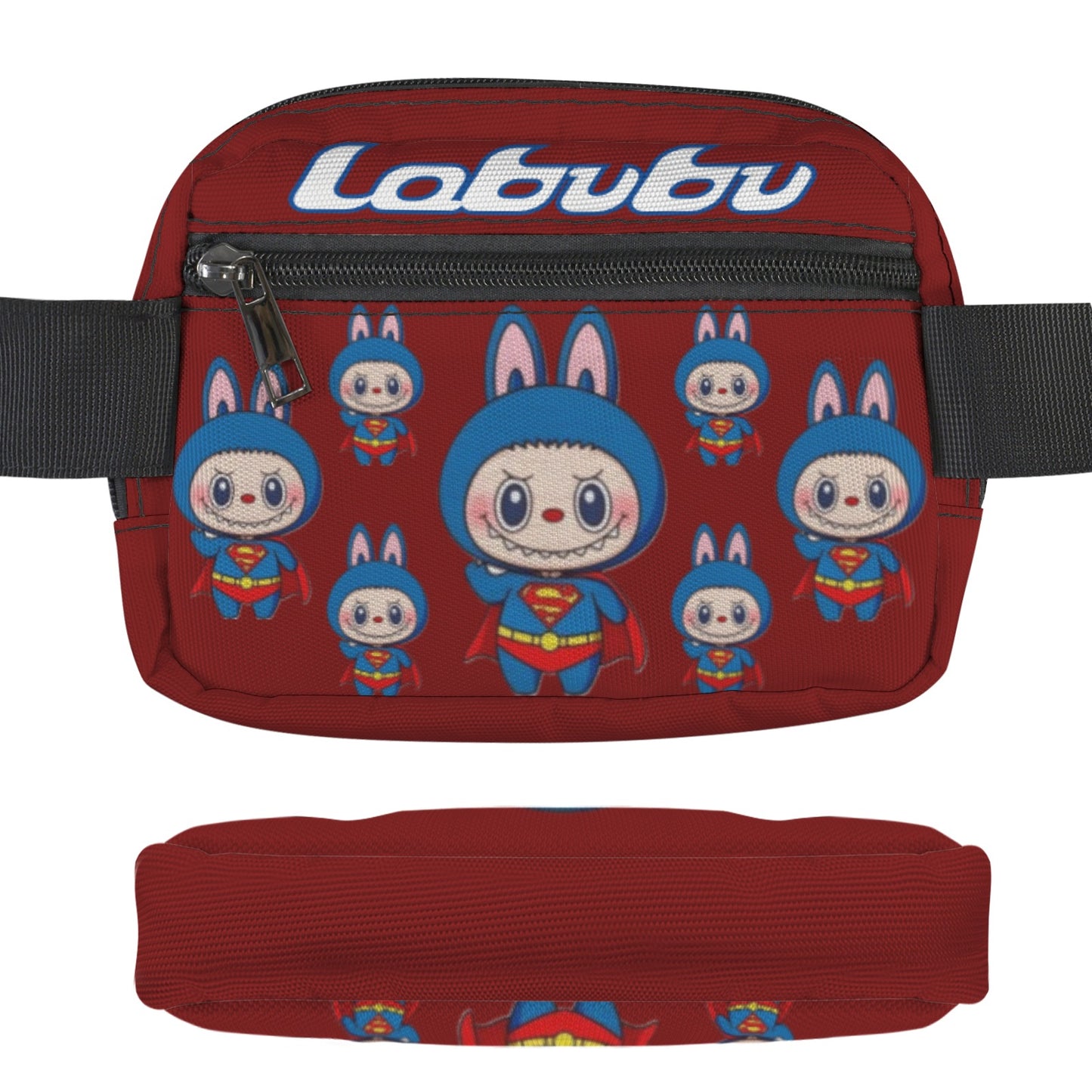 🦸‍♂️Labubu Hero Trio Fanny – Justice League Power, Pocket-Sized - Labubu Heros (Superman, Batman, Hulk) Cross Body Bags - Fanny Packs for Adults Kids