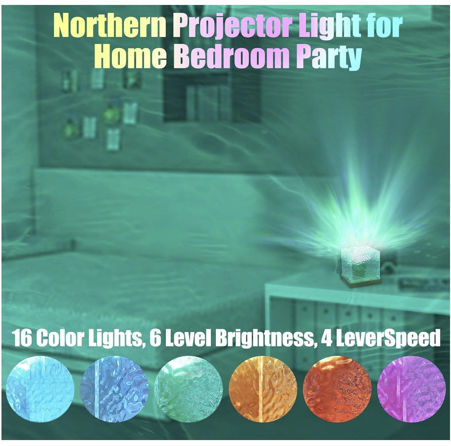 🌊✨ Viral Vibes Only: 16-Color Ocean Wave Projector ✨🌊 16 Color Ocean Wave Projector Light
