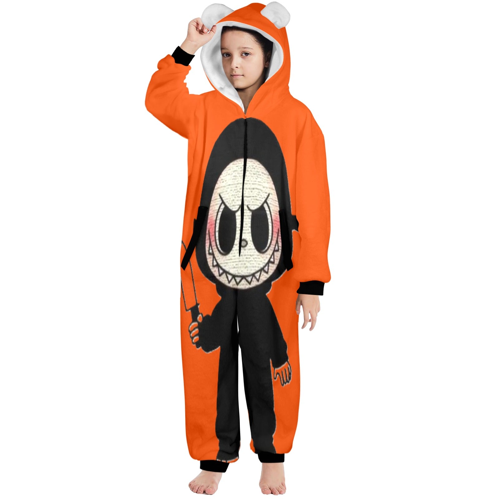 KSC's Halloween Big Kids Unisex Onesies (8 to 15 Years) Ghost Labubu