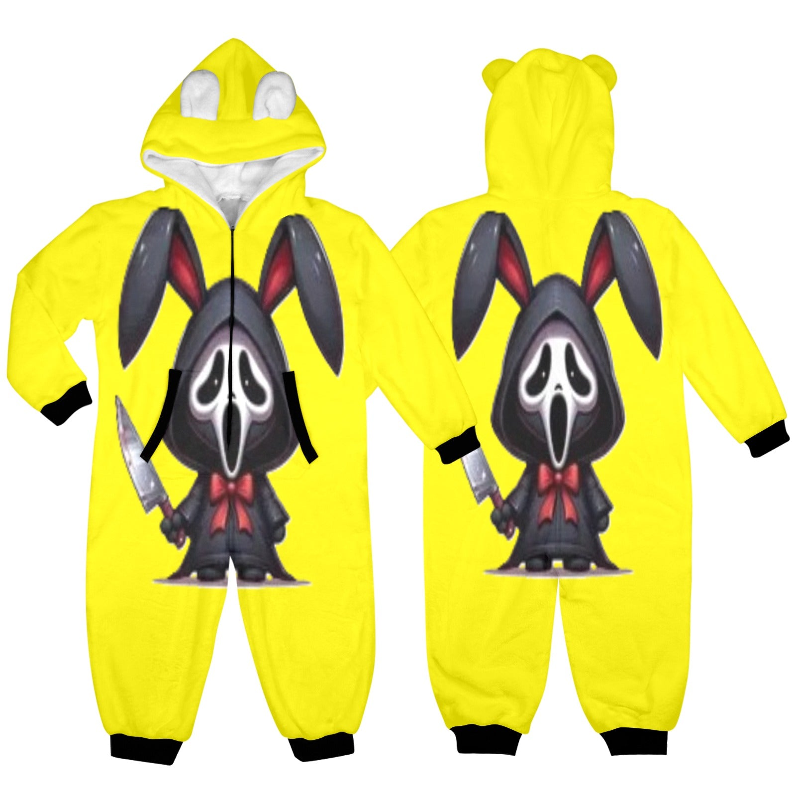 KSC's Exclusive Labubu Little Kids Onesies (2 to 7 Years Old) - Ghost Face Labubu