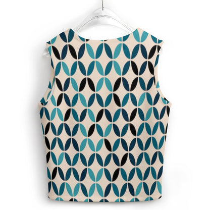 KSC's Custom Vest Designs Women's Long Sleeve Button Knit Vest