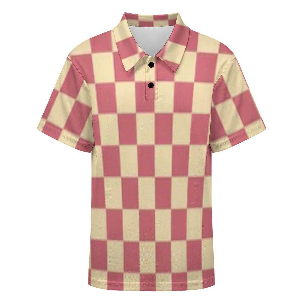KSC's Exclusive Kids Designs- Young Men's/Boys New Kid's Shoulder buttoned polo shirt