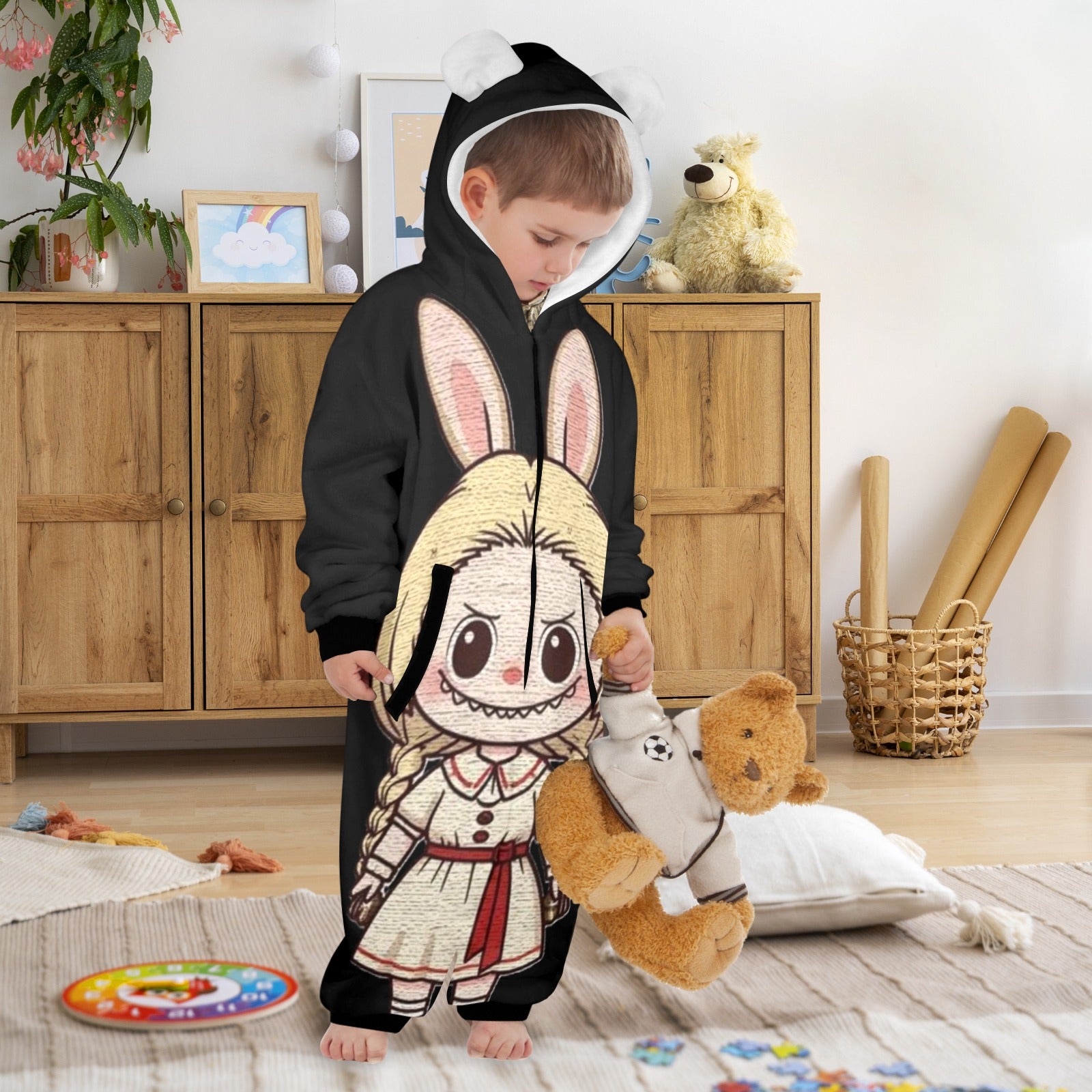 KSC's Halloween Exclusive Little Kid Unisex Onesie Labubu AnnaBelle Conjuring