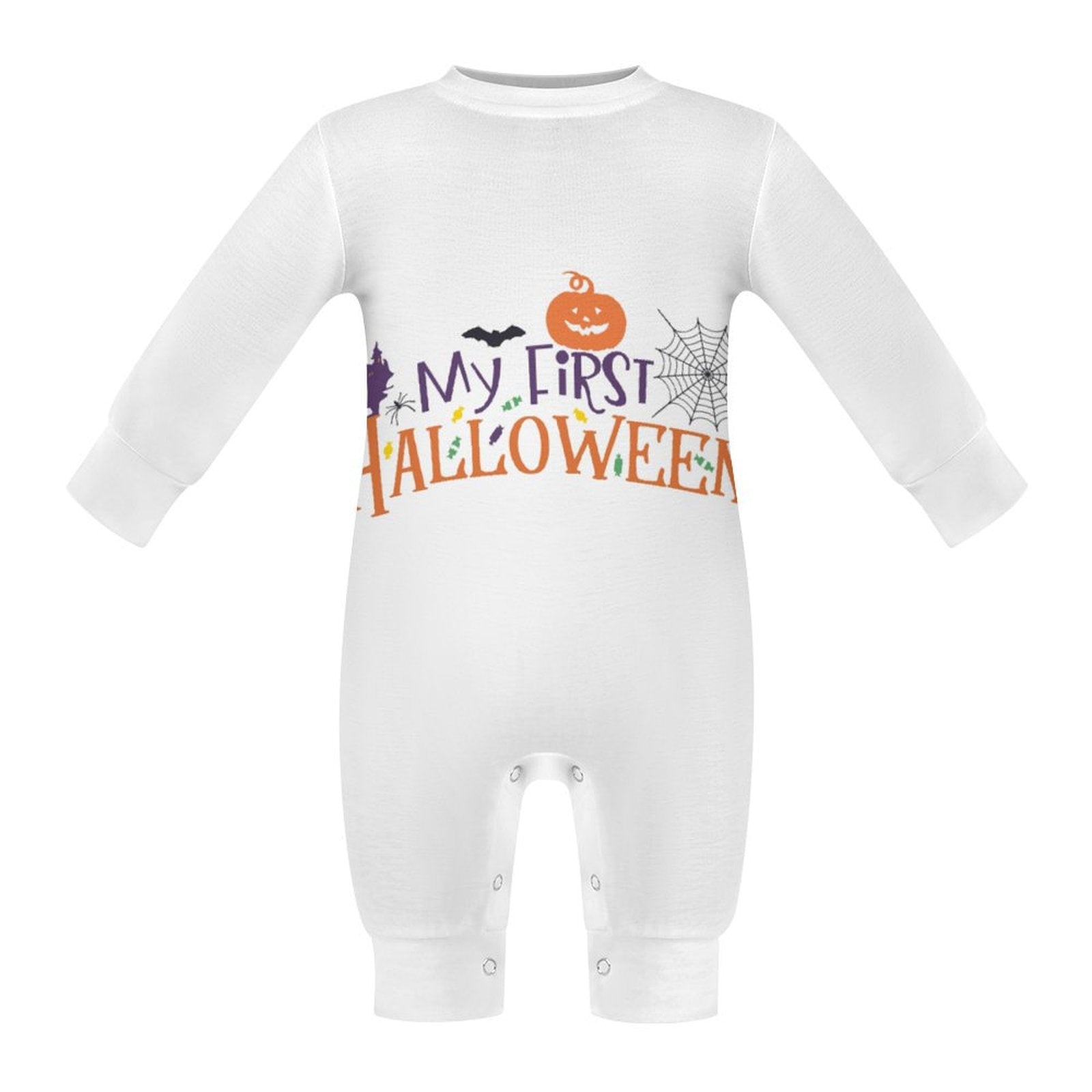 Baby My 1st Halloween Romper Onesie Long Sleeve Baby Romper