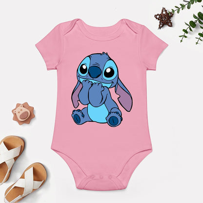 BABY GIRL CLOTHING CARTOON PRINT DESIGNS GIRL Short -Sleeve Baby's Bodysuit - CARTOON PRINTS