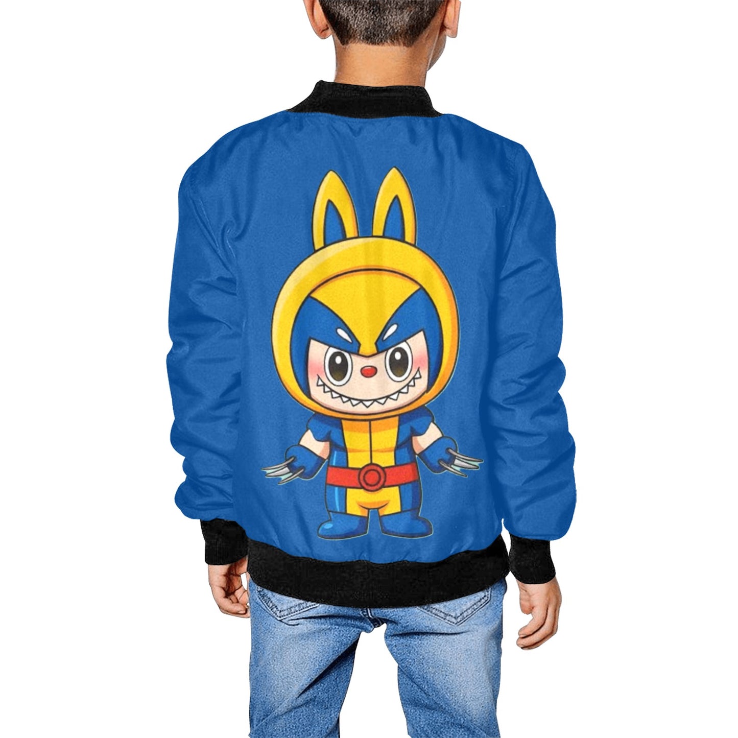 🧥🔥 “Too Cool for Recess!” Labubu Kid’s Bomber Jacket - Kid's Bomber Jacket