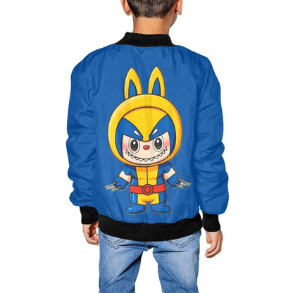 🧥🔥 “Too Cool for Recess!” Labubu Kid’s Bomber Jacket - Kid's Bomber Jacket
