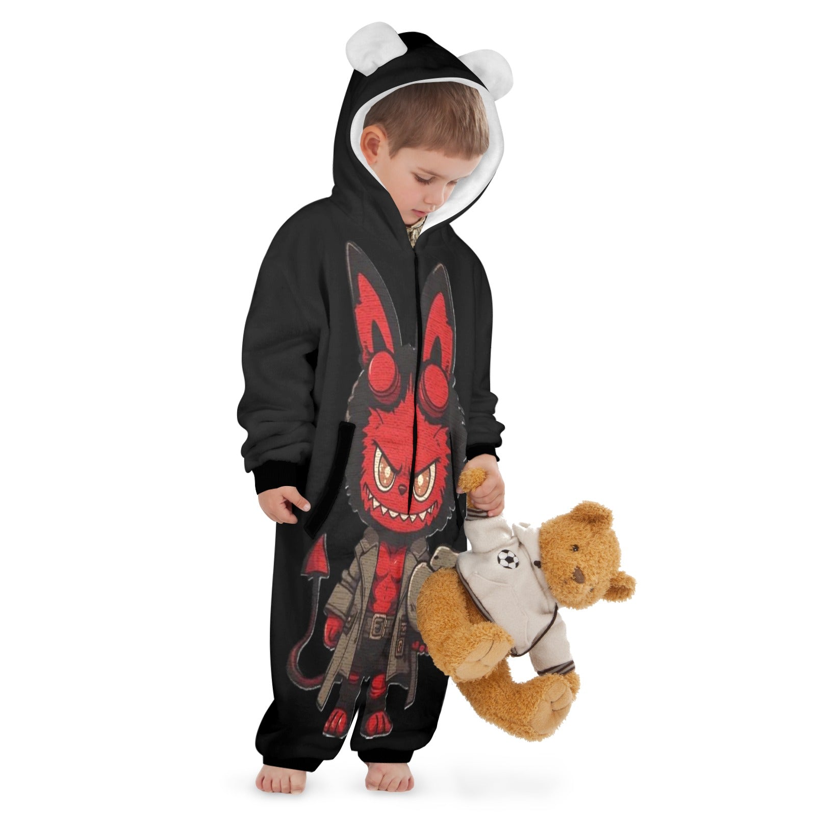 KSC's Halloween Exclusive Little Kids Unisex Onesie LabubuHellboy