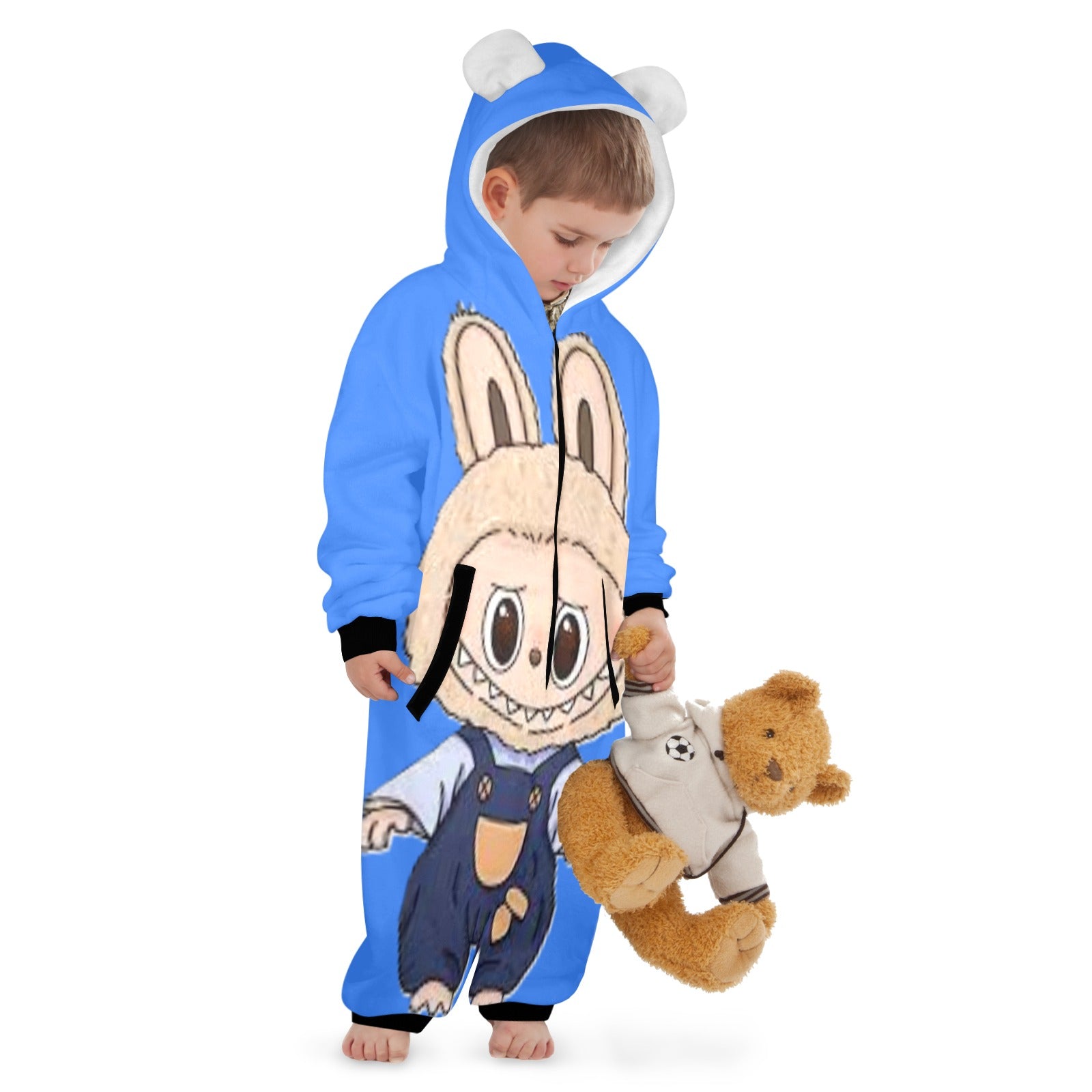 KSC's Exclusive Labubu Little Kid Onesie (2 to 7 years old) Overalls Labubu